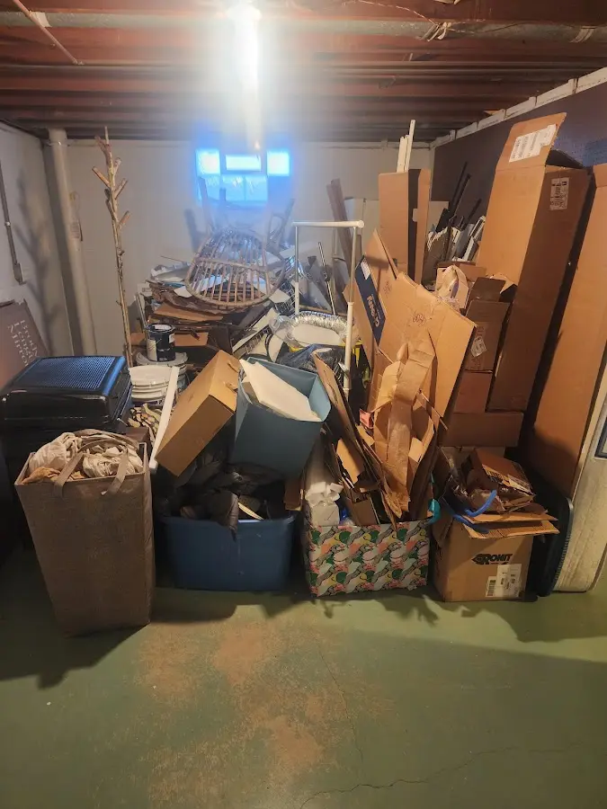 Roll-off dumpster container at job site for Yard Waste Dumpster Rental in Odessa